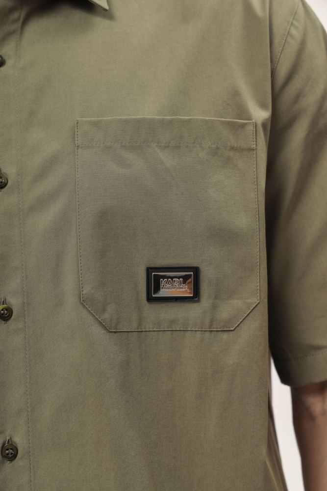 552672_605962 Рубашка Karl Lagerfeld Зеленый