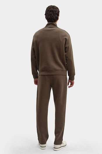 Брюки спортивные из хлопка Emporio Armani