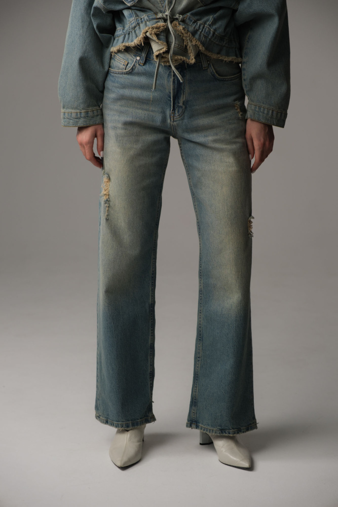 W-242-TO-56-4872 брюки джинсовые the hills 