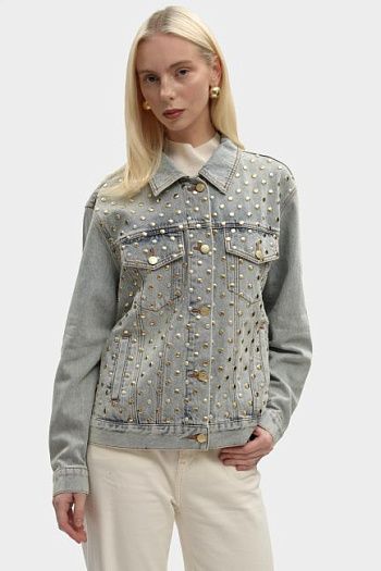 Куртка джинсовая серая Armani Exchange