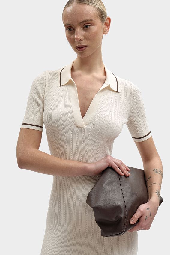Платье Armani Exchange Бежевый