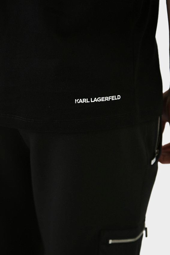 Поло Karl Lagerfeld Черный