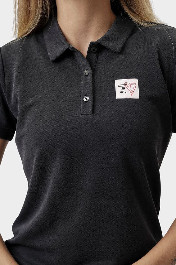 Поло EA7 Черный