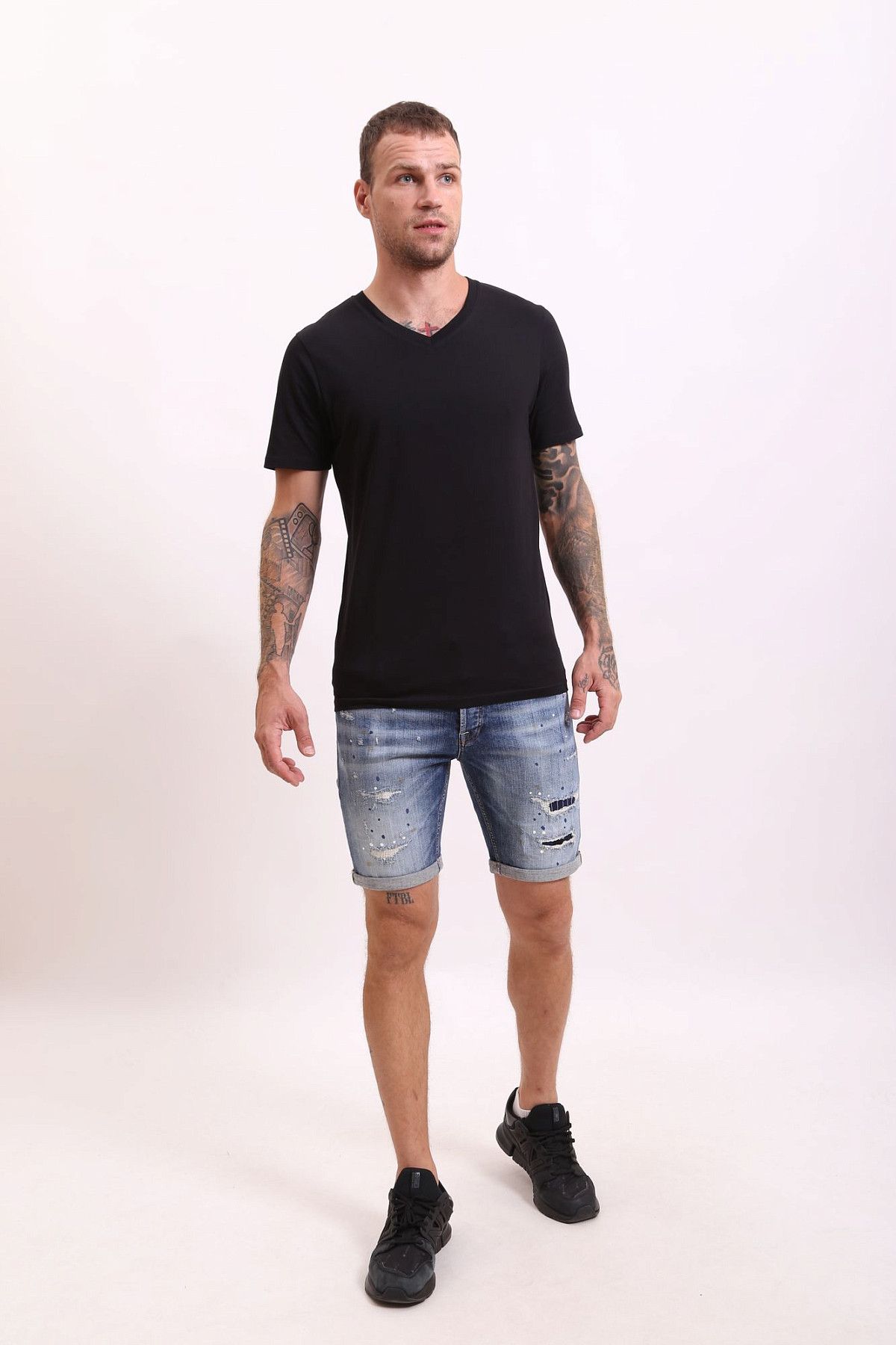 Шорты джинсовые Jack &amp; Jones Голубой