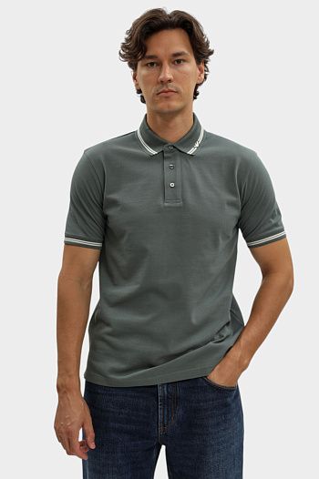 Поло из хлопка Emporio Armani