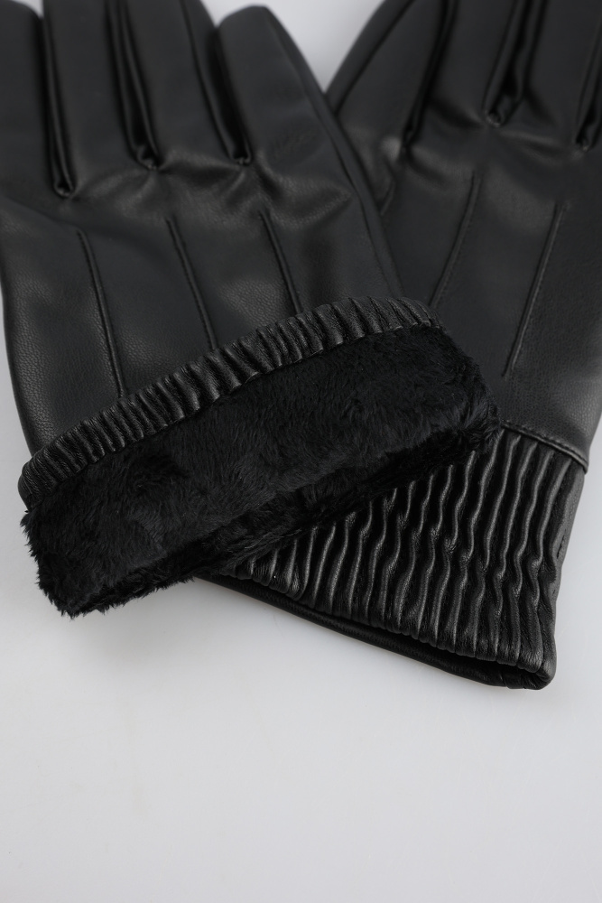 57Z00273-9Y099999 Перчатки кожаные Trussardi Черный