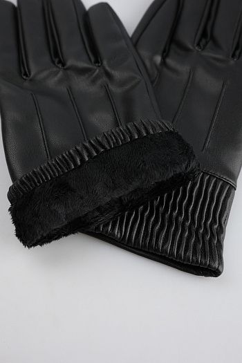 Перчатки кожаные Trussardi