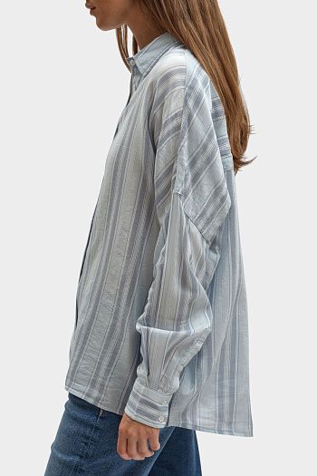 Рубашка хлопковая голубая Pepe Jeans