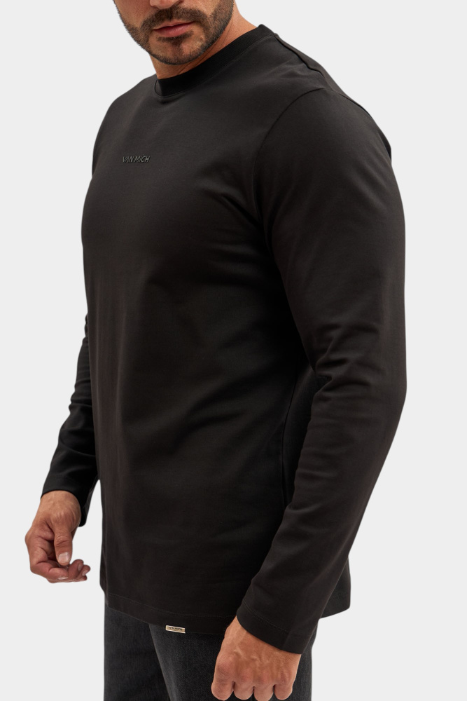 VM-ERK-22-596 Лонгслив Van Mich Черный
