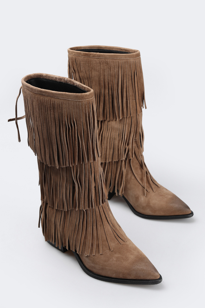 W3782E-10D09-4  Ботильоны женские Ботильоны Graciana Коричневый