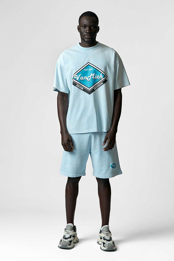 Футболка Van Mich Голубой