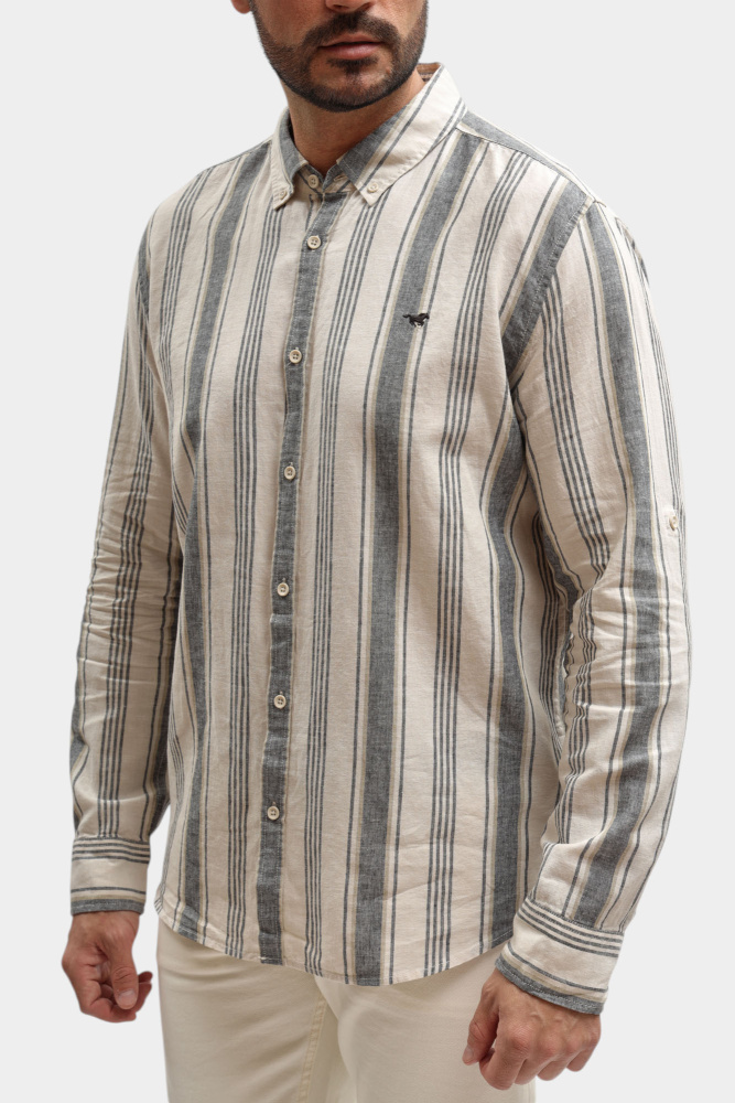 1017540 Рубашка Mustang Черный