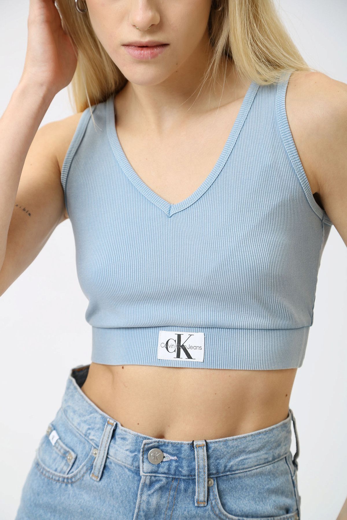 Топ Calvin Klein Jeans Голубой
