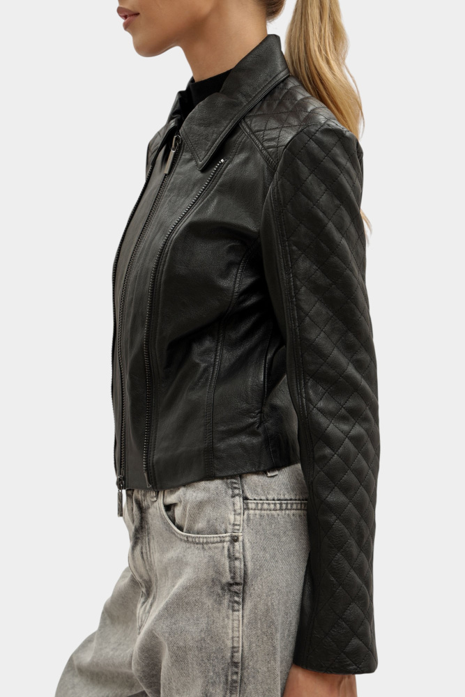 XW000654_AF16212 куртка кожаная armani exchange 