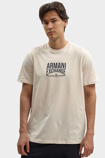 Футболка из хлопка Armani Exchange