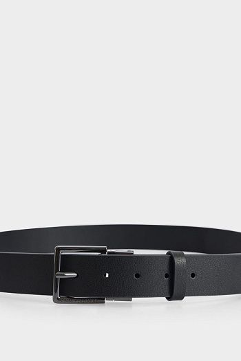 Ремень черный кожаный Armani Exchange