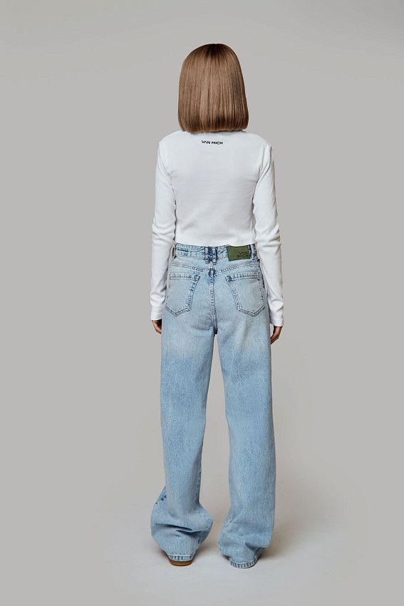 Кроп-топ Van Mich Белый