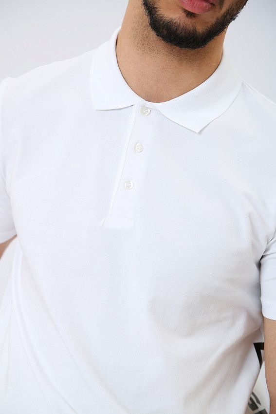 Поло Karl Lagerfeld Белый