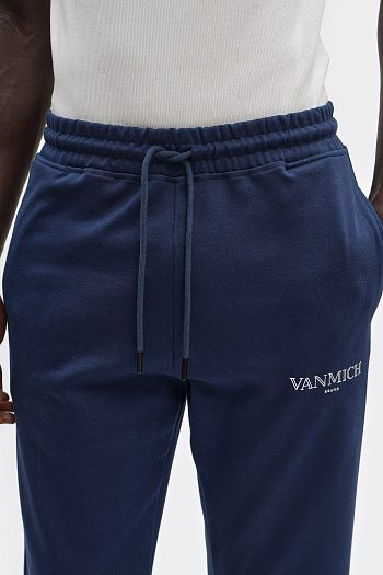 Брюки спортивные хлопковые черные Van Mich