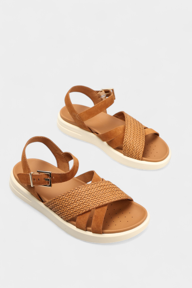 D55PAB00022C Сандалии Geox Бежевый