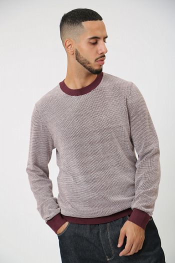 Джемпер из вискозы бордовый Armani Exchange