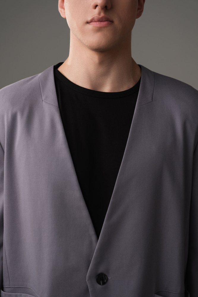 M-251-TH-56-0103 Пиджак The Hills Серый