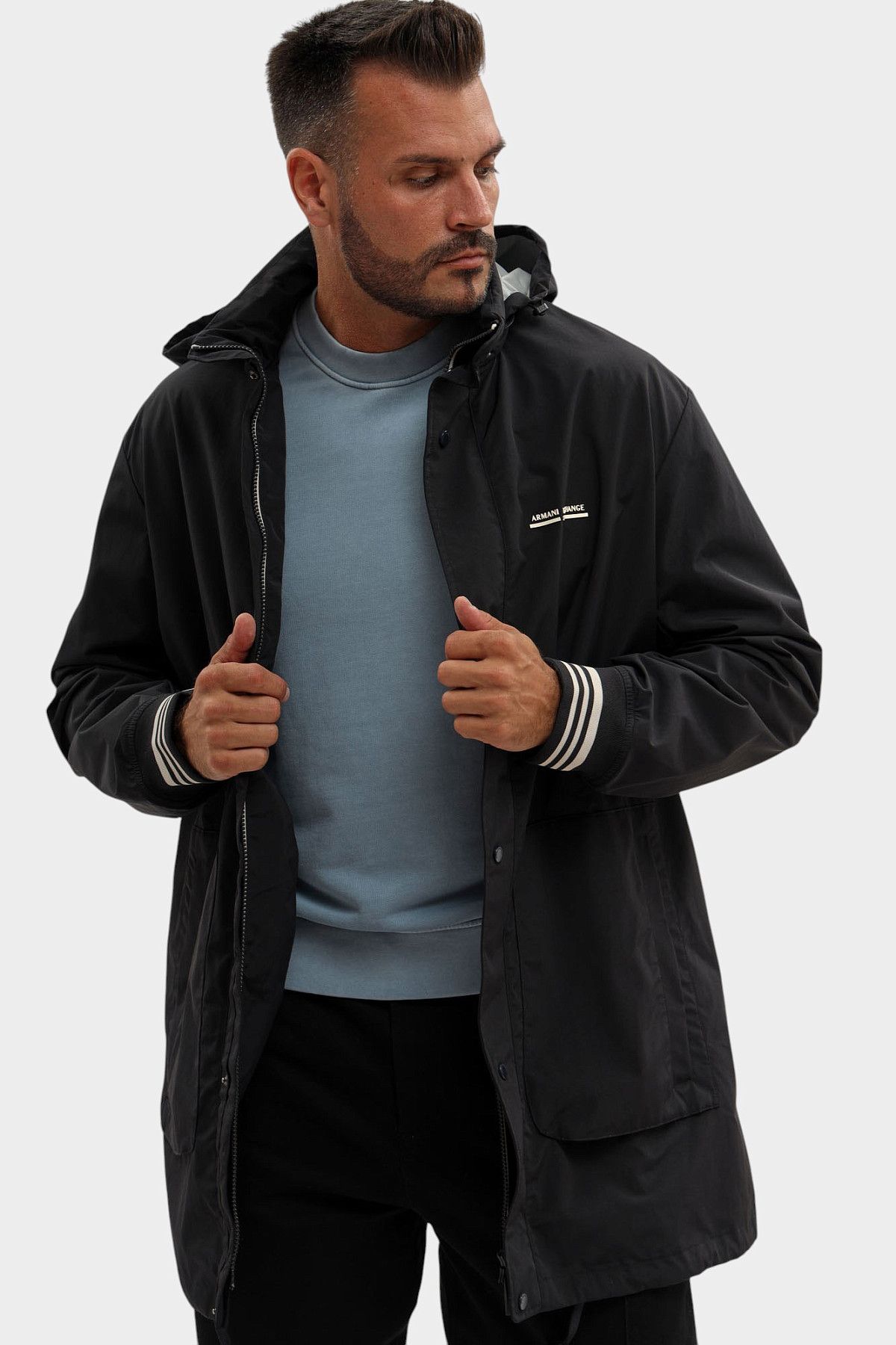 Плащ Armani Exchange Синий