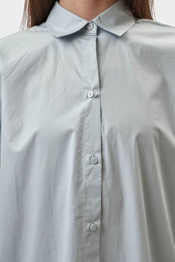 Рубашка с длинным рукавом Armani Exchange Голубой