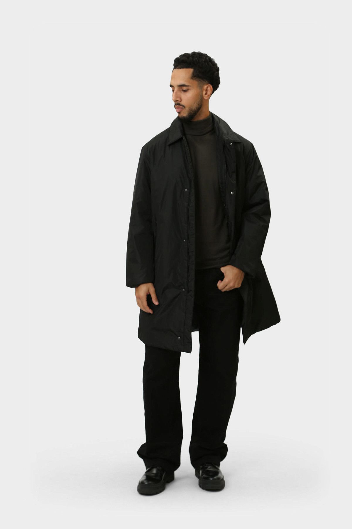 Тренч Armani Exchange Черный
