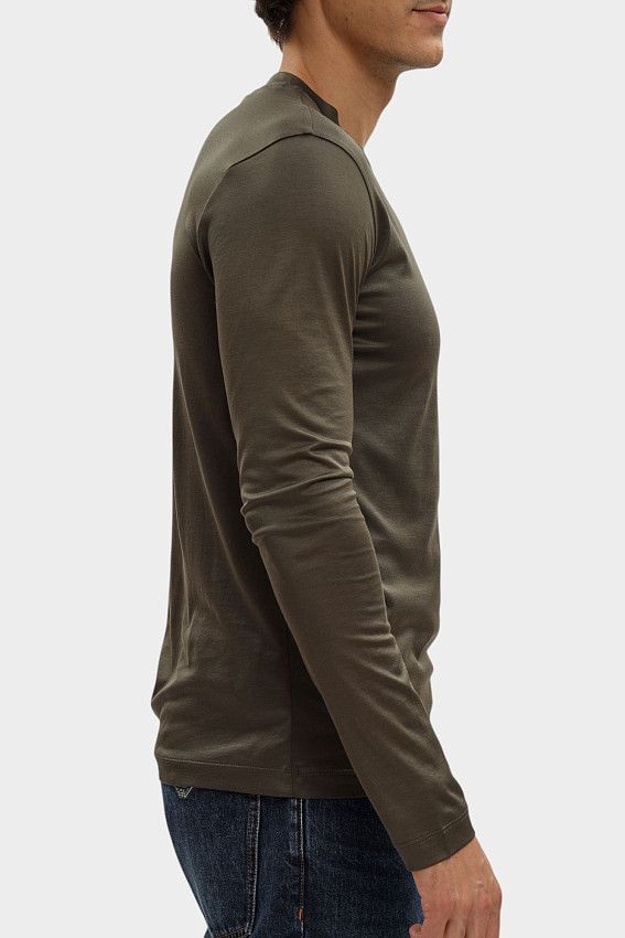 Лонгслив Emporio Armani Черный