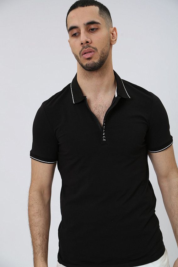 Поло Armani Exchange Черный