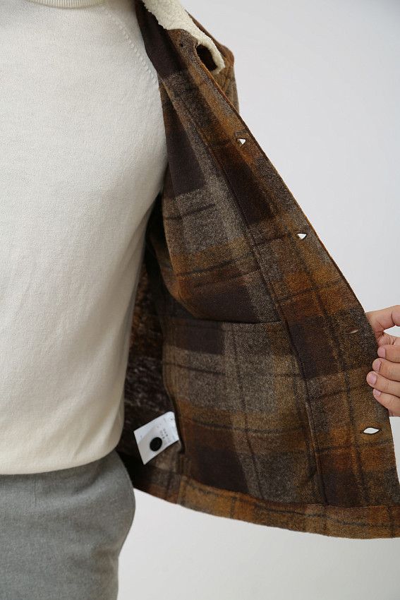 Рубашка с длинным рукавом Strellson Коричневый