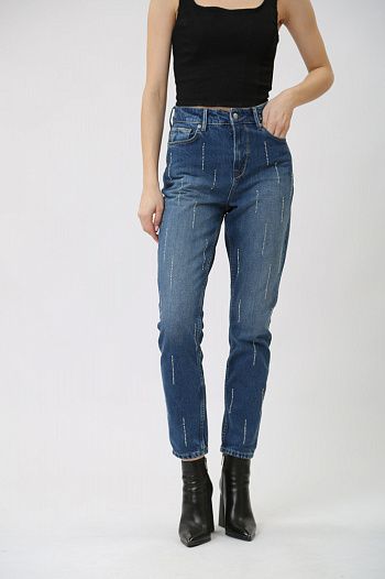 Джинсы TAPERED JEANS UHW SPARKLE  Pepe Jeans