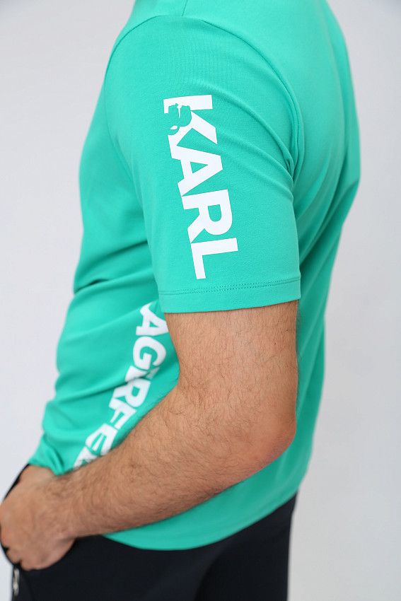 Футболка Karl Lagerfeld Зеленый