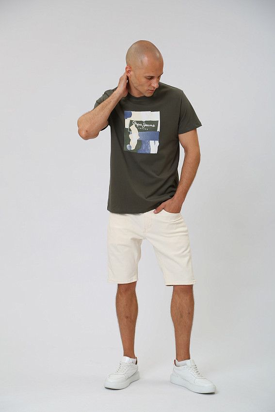 Шорты джинсовые Pepe Jeans Бежевый