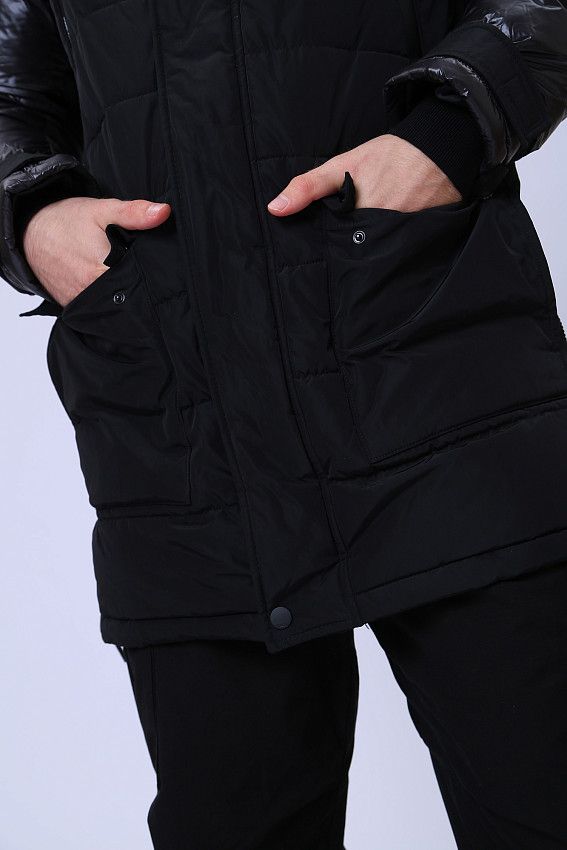 Пальто пуховое Karl Lagerfeld Черный