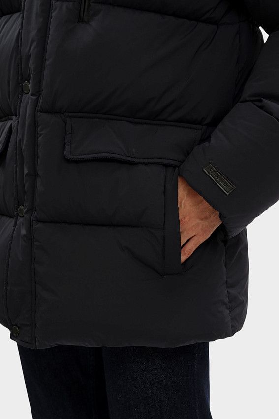 Пальто пуховое Trussardi Синий