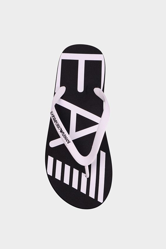 Шлепки EA7 Черный