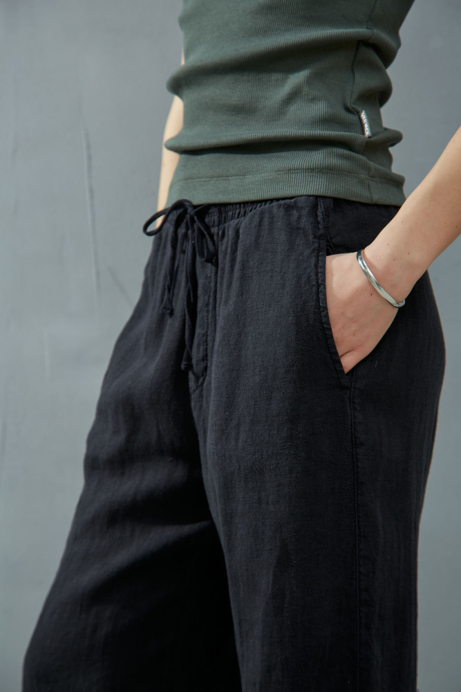 VW-OMA-55-017 брюки льняные van mich 