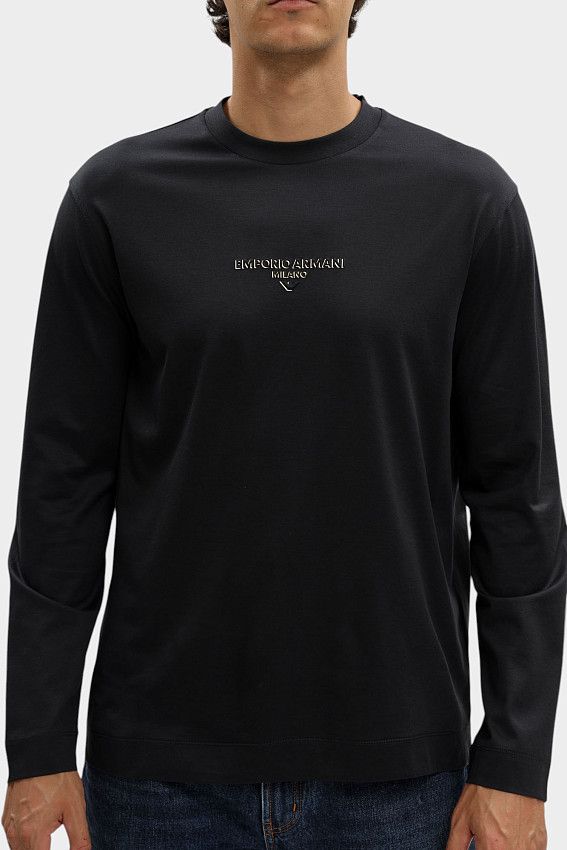 Лонгслив Emporio Armani Голубой