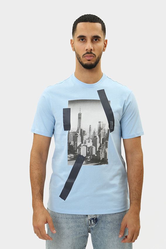 Футболка Armani Exchange Голубой
