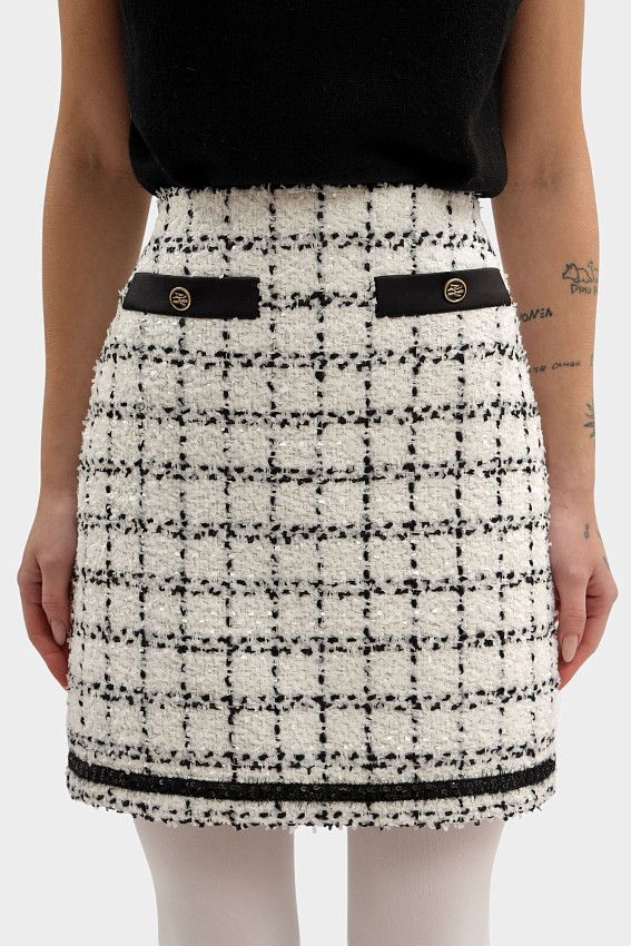 Юбка Karl Lagerfeld Белый