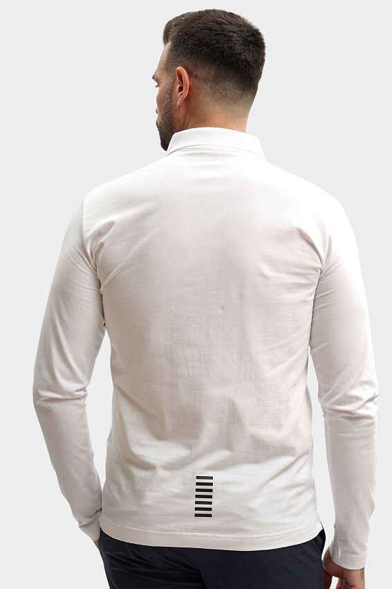 Поло EA7 Белый