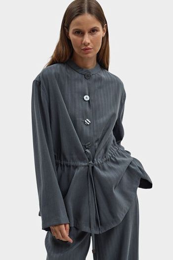 Рубашка из вискозы Emporio Armani