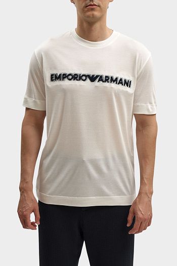 Футболка из хлопка Emporio Armani