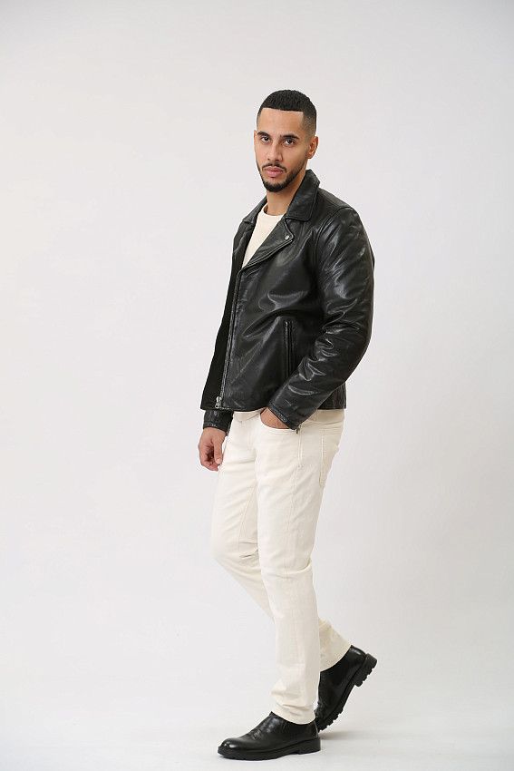 Куртка кожаная Pepe Jeans Черный