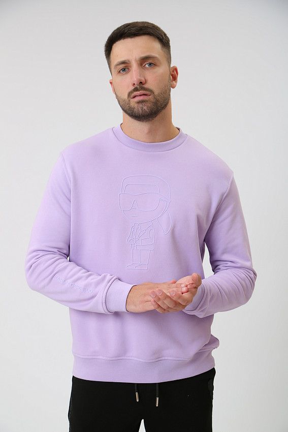 Свитшот Karl Lagerfeld Фиолетовый
