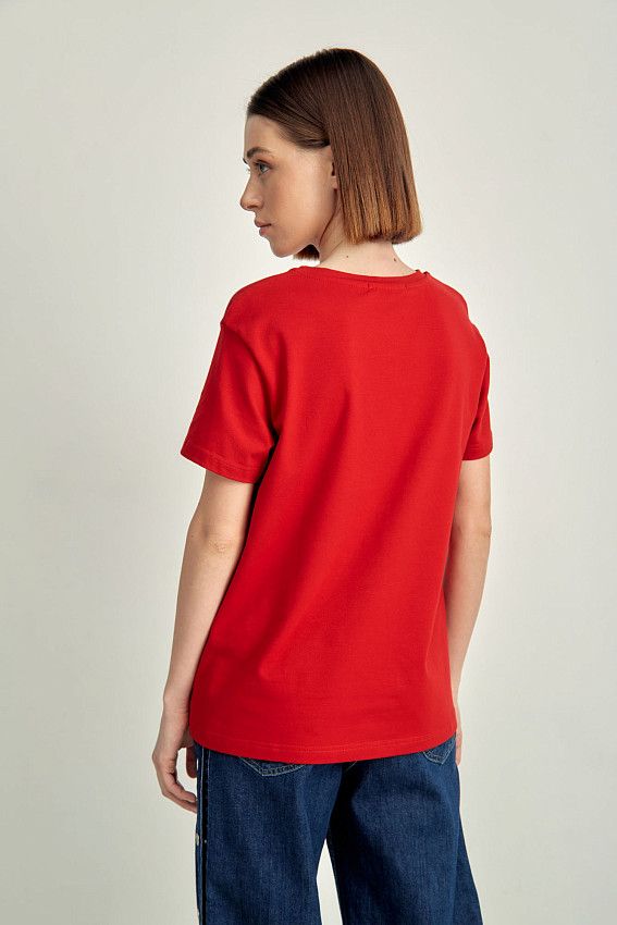 Футболка The Hills Бордовый