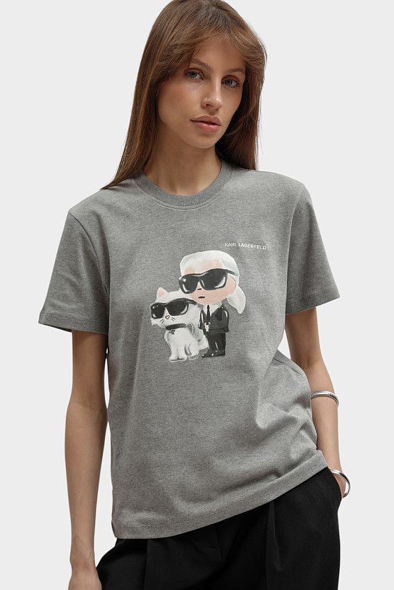 Футболка Karl Lagerfeld Серый