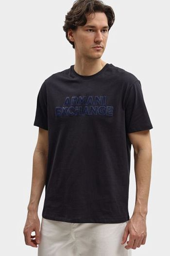Футболка из хлопка Armani Exchange